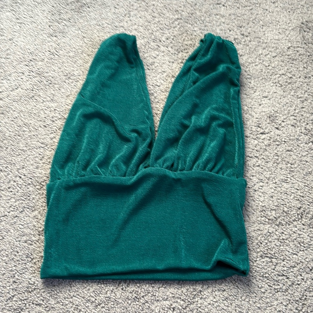 Emerald Green Crop Top